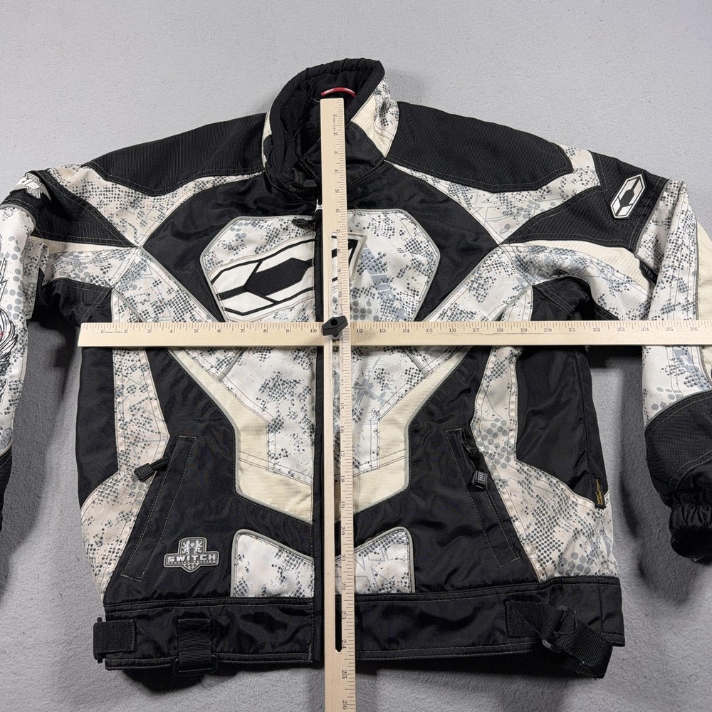 Castle X Switch Jacket Mens XL White Camo Insulated Ski Snowmobile Racing - Picture 3 of 12
